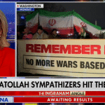 Fox News coverage of opposition to the U.S.-Israeli war on Iran, on March 3, 2026. (Screenshot: Fox News)
