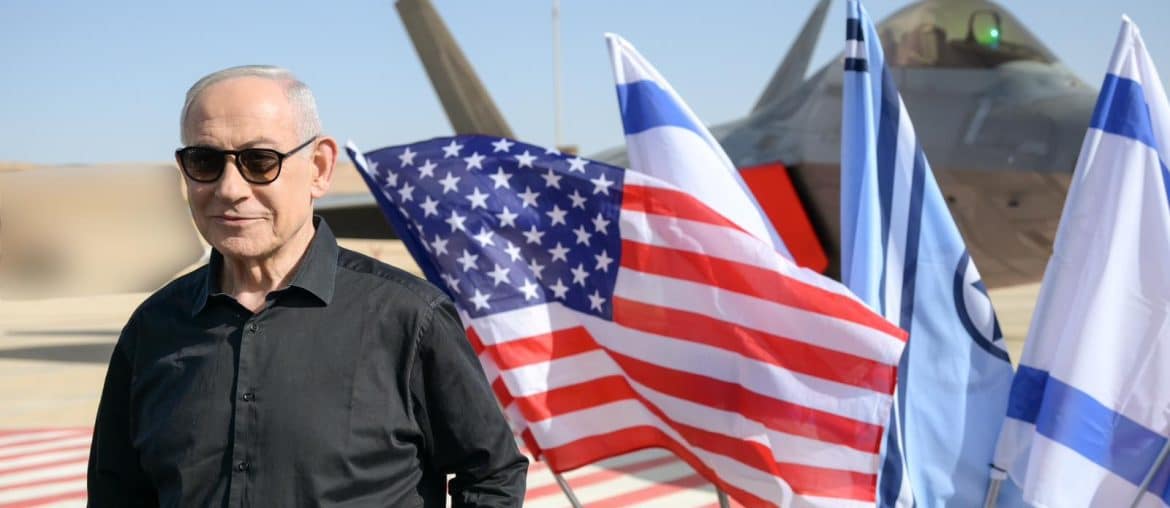 Israeli Prime Minister Benjamin Netanyahu visiting an Israeli Air Force base in southern Israel to meet Israeli and U.S. pilots taking part in the war on Iran, on March 5, 2026. (Photo: x.com/IsraeliPM)