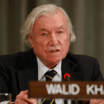 Walid Khalidi speaking at the UN General Assembly, November 30, 2009. (Photo: Social Media)