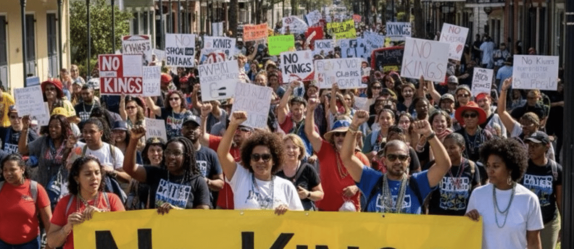 No Kings protest New Orleans (Indivisible social media)