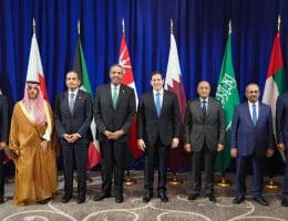 U.S. Secretary of State Marco Rubio meets with Foreign Ministers of the Gulf Cooperation Council Member States in New York City, New York, September 24, 2025. (Official State Department photo by Freddie Everett)