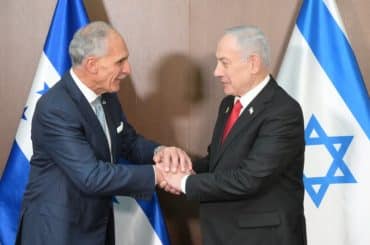 Israeli Prime Minister Benjamin Netanyahu meeting Honduran President Nasry "Tito" Asfura on January 18, 2026. (Photo: Roi Avraham, GPO)
