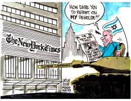 (Cartoon: Carlos Latuff)