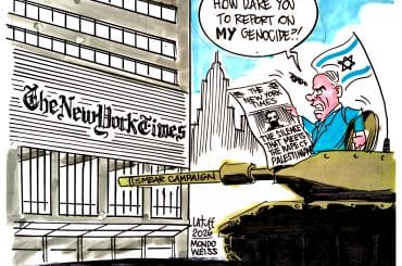 (Cartoon: Carlos Latuff)