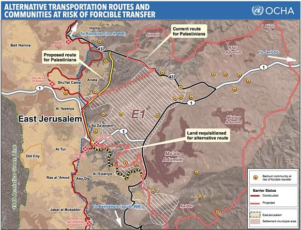 A map of E1 from 2017. (Photo: OCHA/Wikimedia Commons)
