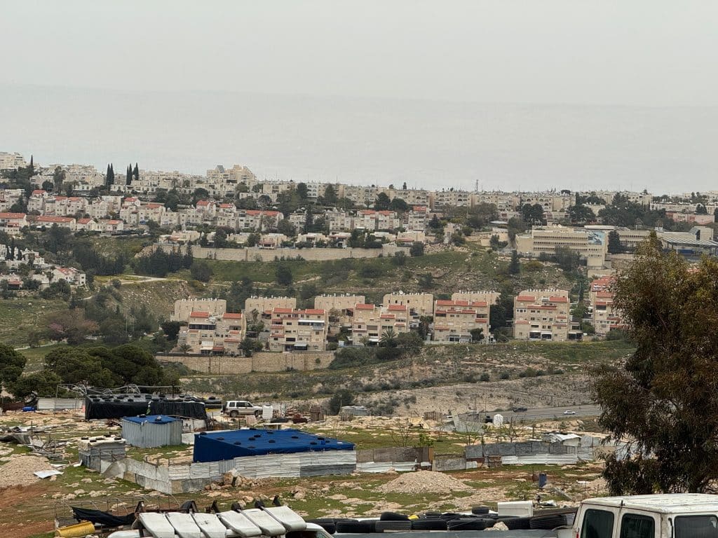 Israeli settlements and settler outposts have pushed thousands of Palestinian Bedouins off of their ancestral grazing lands, ending an entire way of life, May 2026. (Photo: Shatha Hammad)