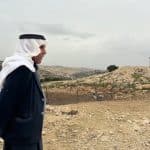 Abu Nayef al-Jahhalin, 71, whose Bedouin community in Jabal al-Baba is threatened with forcible displacement, May 2026. (Photo: Shatha Hammad)
