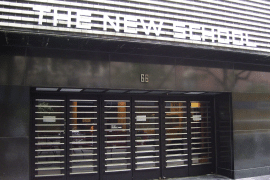 West 12th Street, Johnson Hall of The New School (Wikimedia)