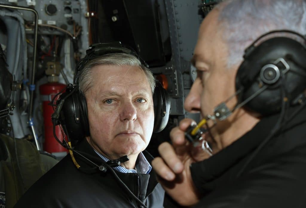U.S. Senator Lindsey Graham and Israeli Prime Minister Benjamin Netanyahu in 2019. (Photo: Matty Stern/U.S. Embassy Jerusalem)