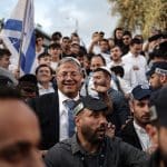 Israeli Minister of National Security, Itamar Ben-Gvir, attends the flag parade in Jerusalem, May 18, 2023. (Photo: Ilia Yefimovich/dpa via ZUMA Press/ APA Images)