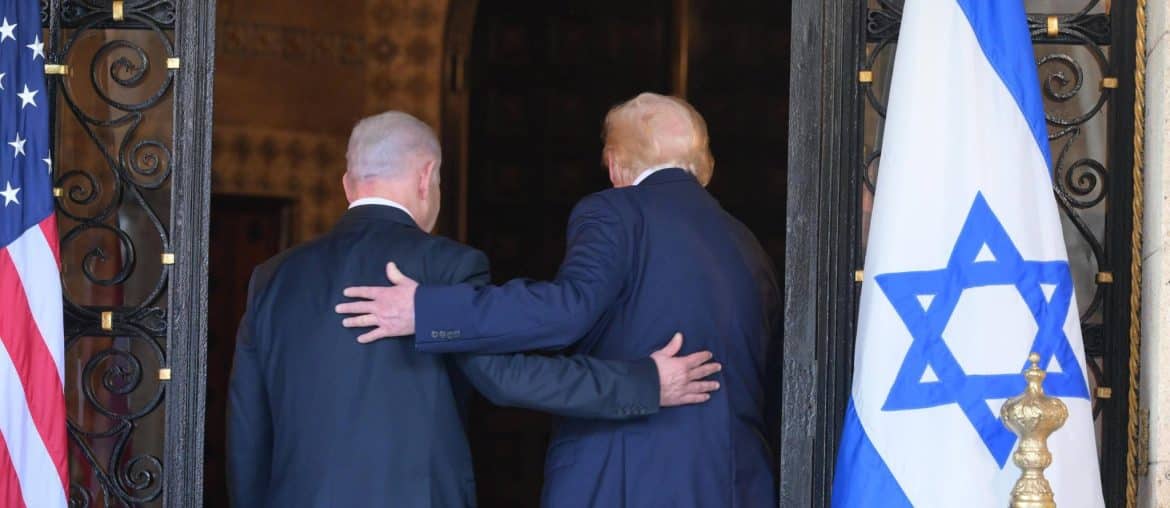 Israeli Prime Minister Benjamin Netanyahu meets with U.S. President Donald Trump at the Mar-a-Lago resort in Palm Beach, Florida, December 29, 2025. (Photo: Israeli Prime Minister's Office/APA Images)