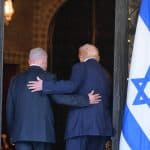 Israeli Prime Minister Benjamin Netanyahu meets with U.S. President Donald Trump at the Mar-a-Lago resort in Palm Beach, Florida, December 29, 2025. (Photo: Israeli Prime Minister's Office/APA Images)
