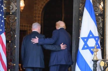 Israeli Prime Minister Benjamin Netanyahu meets with U.S. President Donald Trump at the Mar-a-Lago resort in Palm Beach, Florida, December 29, 2025. (Photo: Israeli Prime Minister's Office/APA Images)