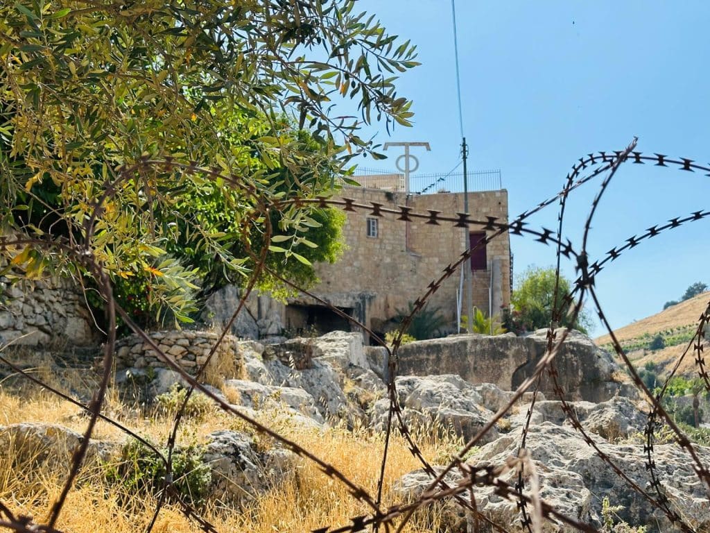 The Greek Orthodox Patriarchate's lands in Wadi al-Rababa, Jerusalem, June 2026. (Photo: Iyad Jaber)