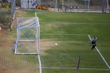 Beitar Givat Ze'ev playing in the illegal Israeli settlement of Givat Ze'ev in 2011. (Photo: Flickr/Guy Yitzhaki, CC BY 2.0)
