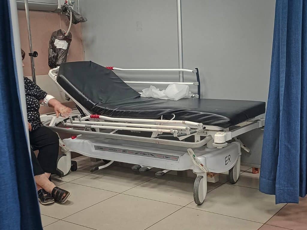 Emergency Room at the Ramallah Medical Complex, May 2026. (Photo: Qassam Muaddi/Mondoweiss)