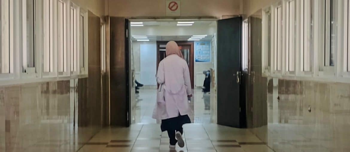 Waiting hall at the Ramallah Medical Complex, May 2026. (Photo: Qassam Muaddi/Mondoweiss)