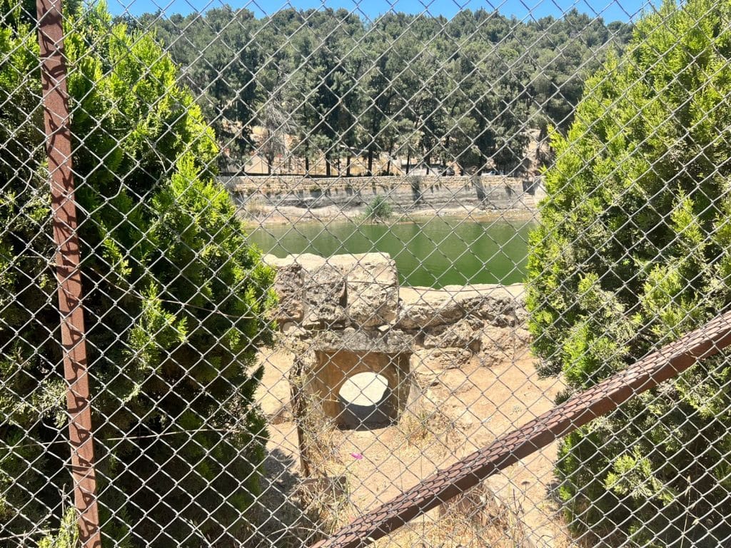 Solomon's Pools in Artas, outside of Bethlehem, which is threatened with seizure by Israeli military authorities, June 2026. (Photo: Majd Jawad)