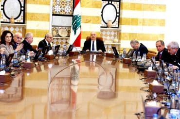 Lebanese President Joseph Aoun speaking at a cabinet session on the occasion of Eid al-Adha, Beirut, May 22, 2026. (Photo: Lebanese President's Office/APA Images)