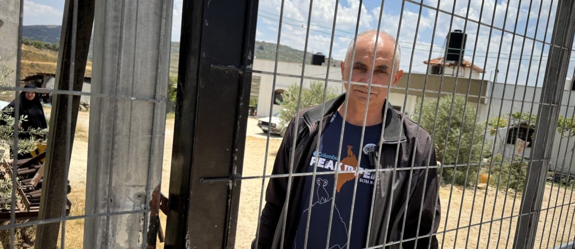 The Masoudiyya area, located on lands belonging to the village of Burqa in the northern West Bank, have come under constant Israeli settler attacks aimed at driving them out of their homes. Residents of the area have taken to fence off their homes, rarely coming outside except when absolutely necessary. (Photo: Shatha Hammad)