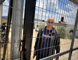 The Masoudiyya area, located on lands belonging to the village of Burqa in the northern West Bank, have come under constant Israeli settler attacks aimed at driving them out of their homes. Residents of the area have taken to fence off their homes, rarely coming outside except when absolutely necessary. (Photo: Shatha Hammad)