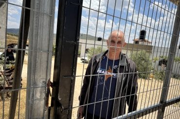 The Masoudiyya area, located on lands belonging to the village of Burqa in the northern West Bank, have come under constant Israeli settler attacks aimed at driving them out of their homes. Residents of the area have taken to fence off their homes, rarely coming outside except when absolutely necessary. (Photo: Shatha Hammad)