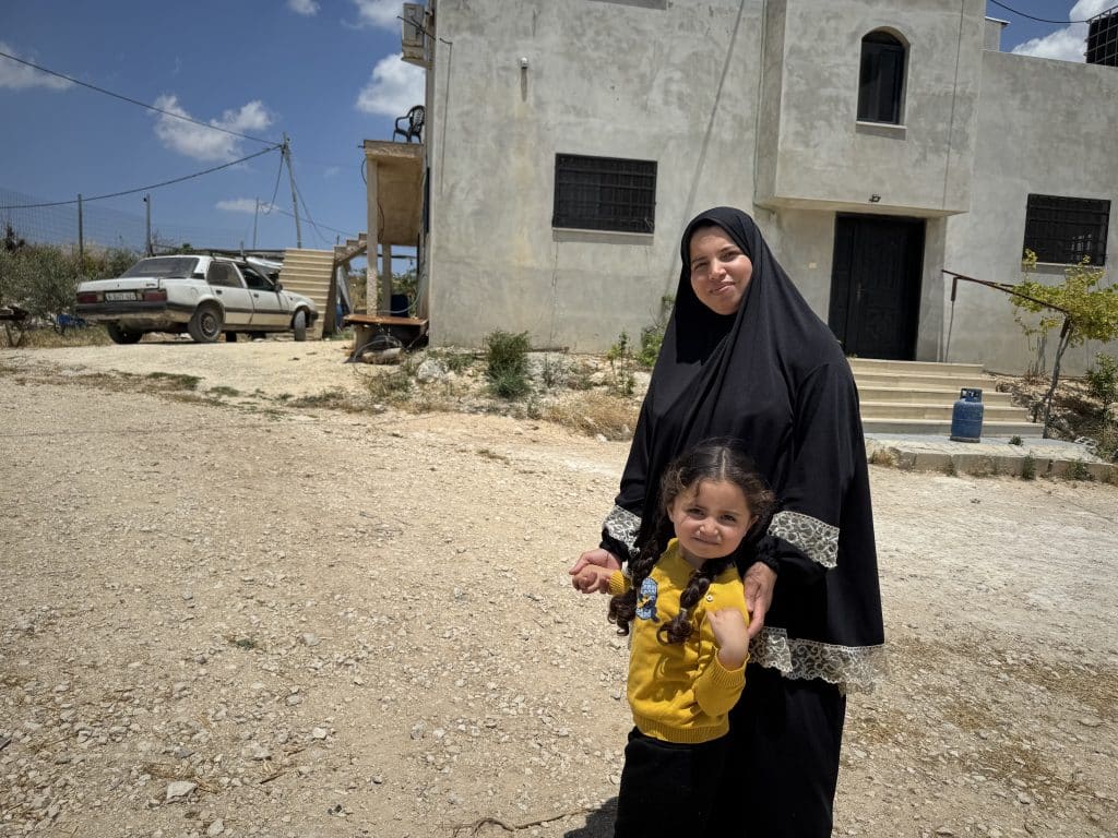 The Masoudiyya area, located on lands belonging to the village of Burqa in the northern West Bank, have come under constant Israeli settler attacks aimed at driving them out of their homes. Residents of the area have taken to fence off their homes, rarely coming outside except when absolutely necessary. (Photo: Shatha Hammad)