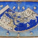 The world according to Ptolemy (2nd century), an Italian manuscript of ca. 1460. (National Library of Naples, image Library of Congress)