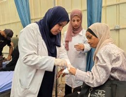 Palestinian cancer patients receive treatment at Nasser Medical Complex in Khan Younis, southern Gaza, August 5, 2026, (Photo: Tariq Mohammad/APA Images)