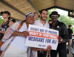 Abdul El-Sayed with supporters (Photo: Abdul for Senate)