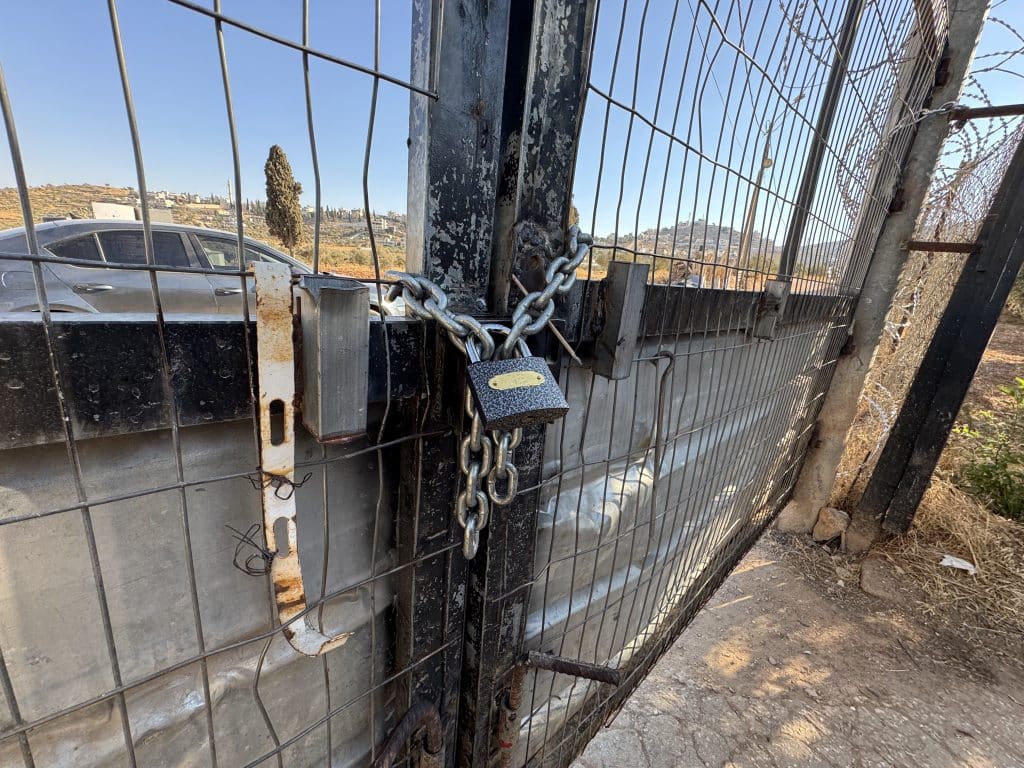 Members of the Abu Alia family in the West Bank village of al-Mughayyir have had their arms broken by Israeli settlers and the army, July 2026. (Photo: Shatha Hammad)