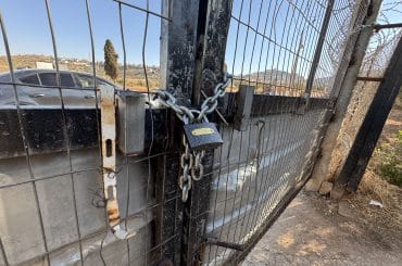 Members of the Abu Alia family in the West Bank village of al-Mughayyir have had their arms broken by Israeli settlers and the army, July 2026. (Photo: Shatha Hammad)