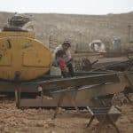 Israeli forces demolish Palestinian Bedouin homes on the grounds of unlicensed construction in the village of Khirbet al-Ras al-Ahmar, north of the Jordan Valley in the West Bank, on April 4, 2025. (Photo: Mohammed Nasser/APA Images)