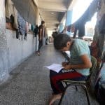 Displaced Palestinian families prepare for the start of the new school year in Gaza City on September 12, 2026. (Photo: Bilal Osama/APA Images)