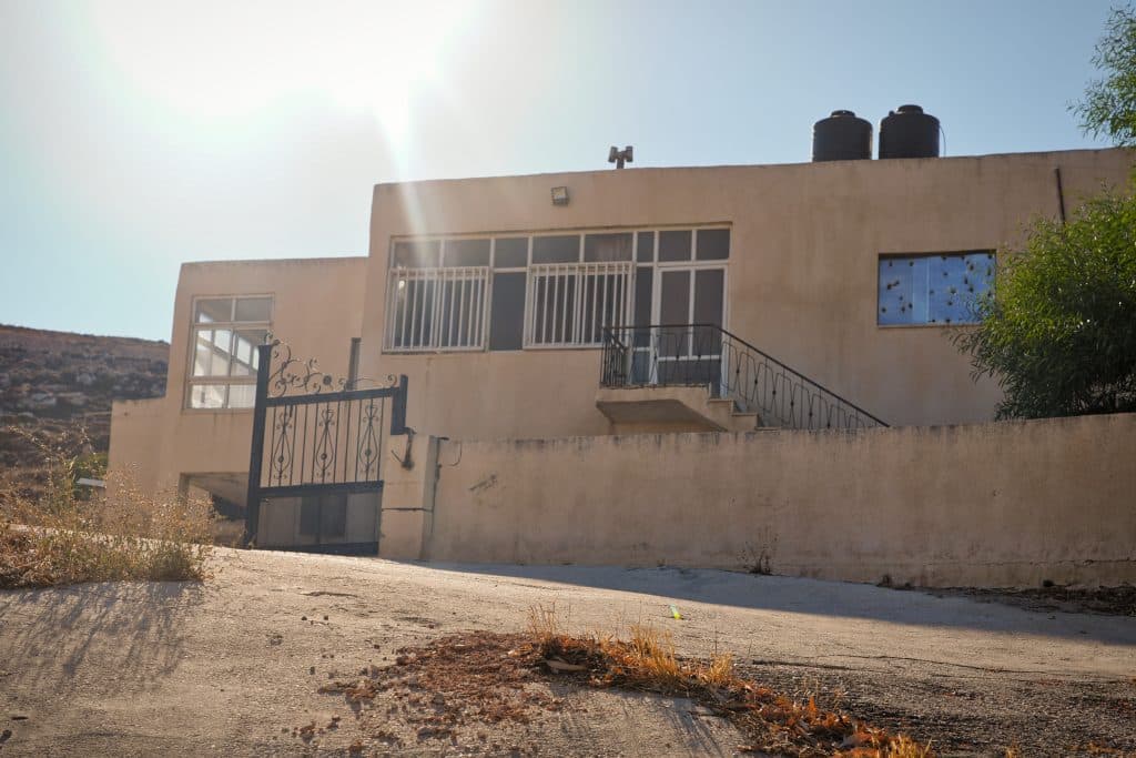 Ali Abu Khdeir’s house on the Kufr Malik street in Deir Jarir. (Photo: Qassam Muaddi/Mondoweiss)