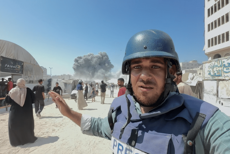 A still from the Palestinian documentary by Ahmed Hassouna, 'Citizen Osama', which premiered at this year’s Venice Film Festival. (Photo Courtesy of Coorigines Production)